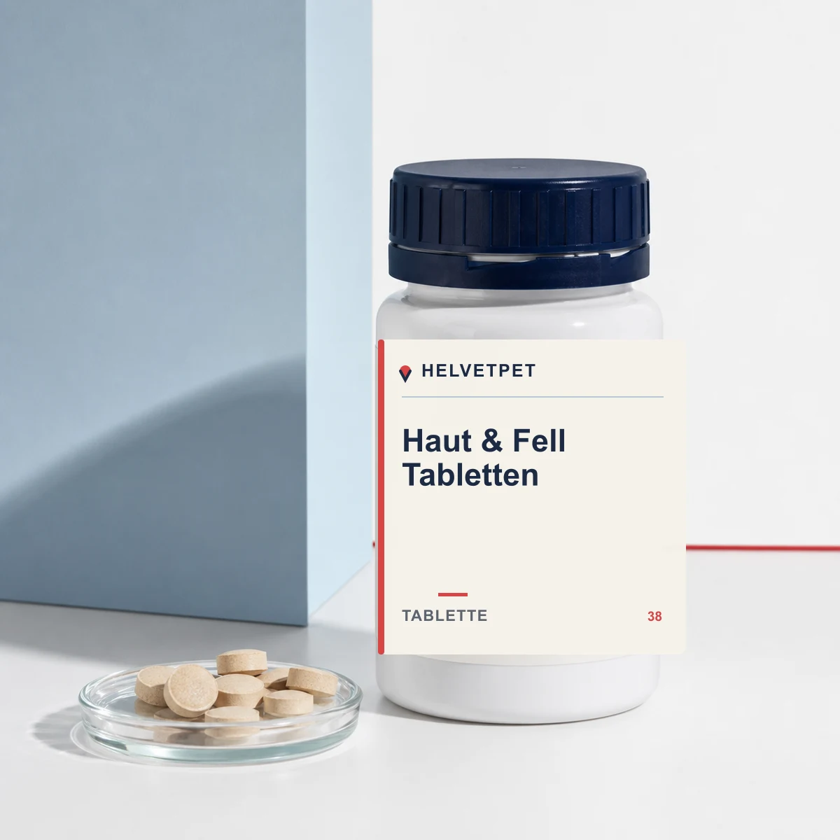 Haut & Fell Tabletten als Helvetpet Private-Label-Tablette Projekt