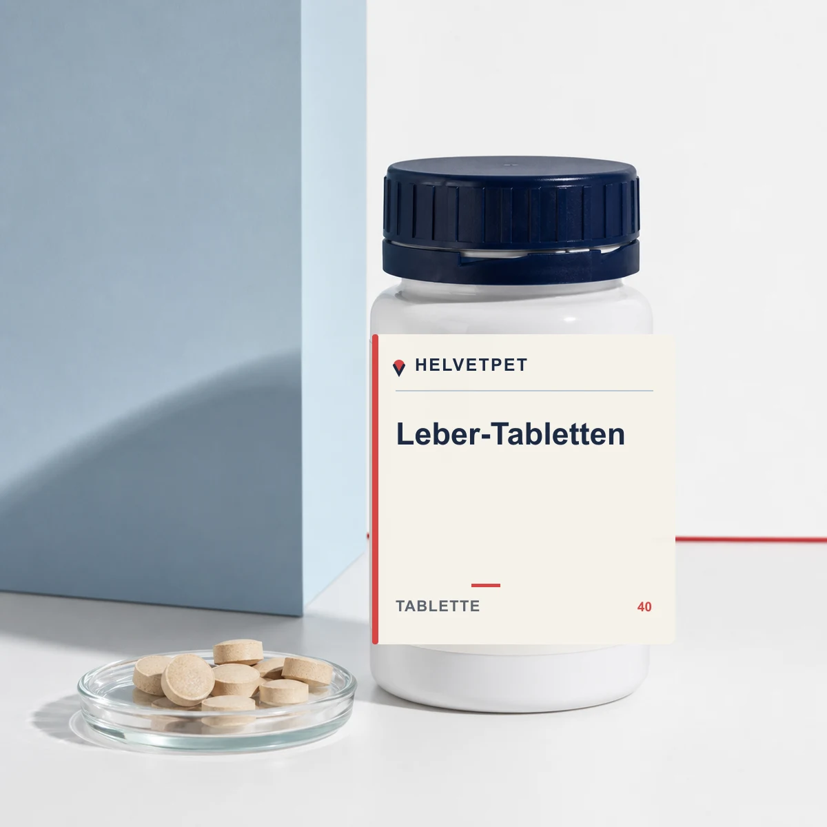 Leber-Tabletten als Helvetpet Private-Label-Tablette Projekt